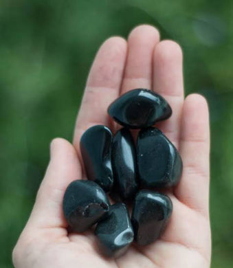 Black Obsidian Tumbled