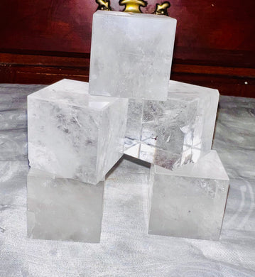 Crystal Quartz Large Cube